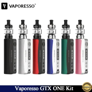 Original Vaporesso GTX EIN VW Kit mit 2000mAh GTX Eine Box Mod 3ml GTX Tank 18 Kompatibel GTX spulen E Zigarette Vape vs Gen Kit