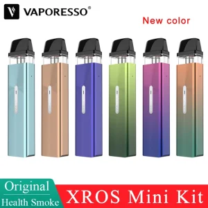Original vapor esso xros mini kit 1000mah eingebaute batterie 2ml patrone pod 1,2 ohm mesh spule elektronische zigarette mtl vape kit