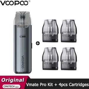 Original Voopoo Vmate Pro Kit 25W Vape Extra 4 stücke Vmate V2 Pod Patrone 0,7 Ohm oder 1,2 Ohm E Zigarette optional